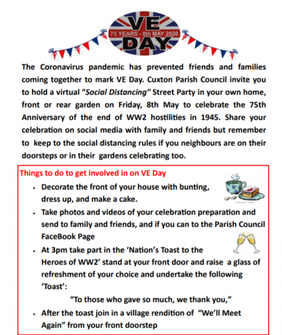 VE Day Poster